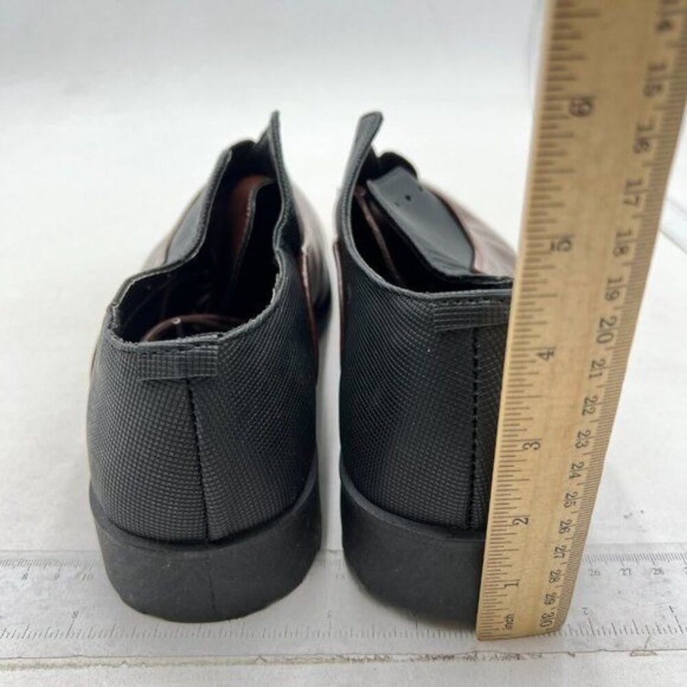 Men's Margin Oxford Brown Black Shoe - Picture 4 of 7